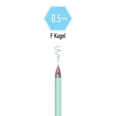 Długopis Haze wymazywalny wkład niebieski Berlingo (338376)