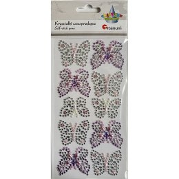 Kryształki Titanum Craft-Fun Series motyle mix (24MH03214)
