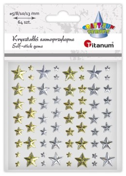 Kryształki Titanum Craft-Fun Series gwiazdki złoty/srebrny (24MH0381)