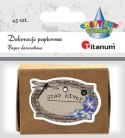 Ozdoba papierowa Titanum Craft-Fun Series etykiety w pudełku (24XQ0501-17)