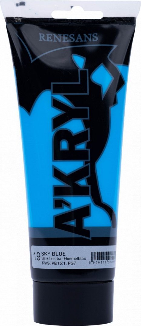 Farba akrylowa Renesans Błękit nieba kolor: błękit nieba 200ml (19) Farba akrylowa Renesans Błękit nieba kolor: błękit nieba 200ml (19)