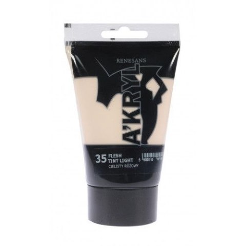 Farba akrylowa Renesans Cielisty jasny kolor: cielisty różowy 100ml (35) Farba akrylowa Renesans Cielisty jasny kolor: cielisty różowy 100ml (35)