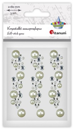 Kryształki Titanum Craft-Fun Series srebrny perłowy (24MH0326)