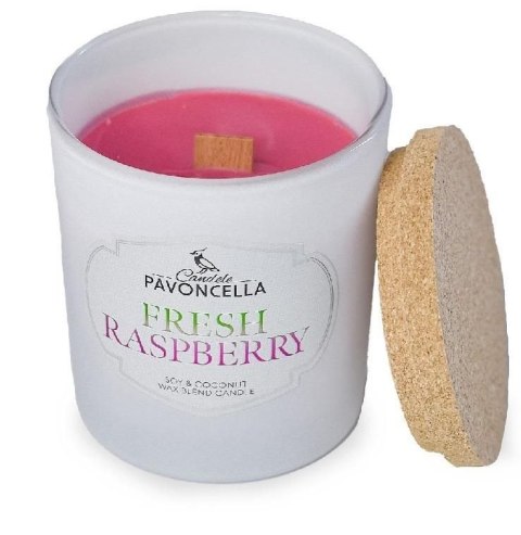 Świeczka ozdobna Pavoncella Classico Fresh Raspberry biała 135 g (5905711530738) Świeczka ozdobna Pavoncella Classico Fresh Raspberry biała 135 g (5905711530738)