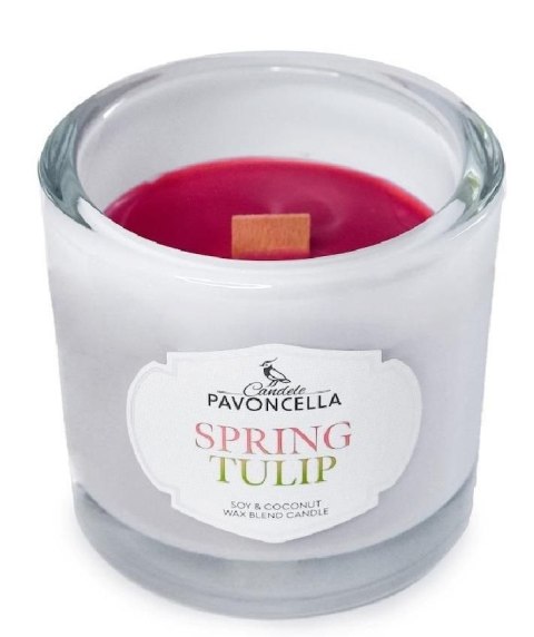 Świeczka ozdobna Pavoncella Classico Spring Tulip biała 170g (5905711530974) Świeczka ozdobna Pavoncella Classico Spring Tulip biała 170g (5905711530974)