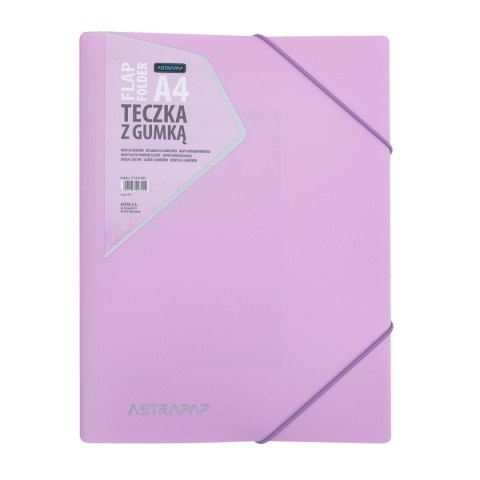 Teczka plastikowa na gumkę PP PASTEL LINE A4 mix Astrapap (113024003) Teczka plastikowa na gumkę PP PASTEL LINE A4 mix Astrapap (113024003)