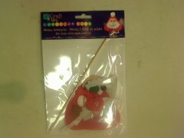 Zestaw kreatywny zestaw kreatywny mikołaj z filcu na patyku Dp Craft (ksfi024)