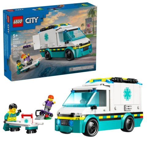 Klocki konstrukcyjne Lego City Karetka pogotowia (60451) Klocki konstrukcyjne Lego City Karetka pogotowia (60451)