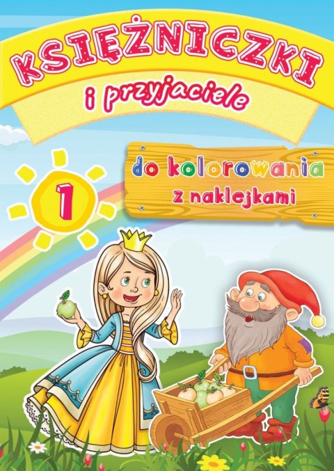 Kolorowanka Księżniczki i przyjaciele 1 Kolorowanka Księżniczki i przyjaciele 1