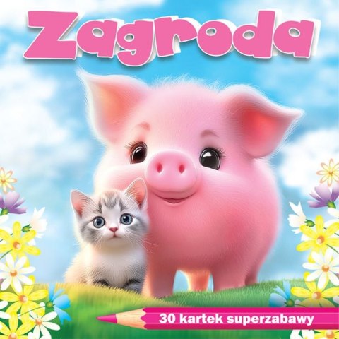 Kolorowanka Zagroda 3D Kolorowanka Zagroda 3D