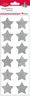 Kryształki Craft-Fun Series gwiazdki srebrne Titanum