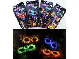 Maska karnawałowa FLUO, świeci w ciemności Adar (594548)
