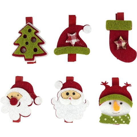 Ozdoba drewniana Titanum Craft-Fun Series klamerki xmass (20HY0402-1) Ozdoba drewniana Titanum Craft-Fun Series klamerki xmass (20HY0402-1)
