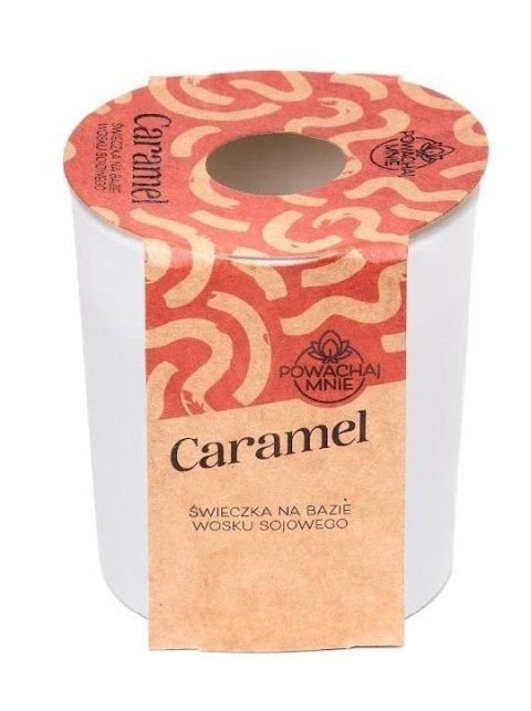 Świeczka ozdobna Pavoncella Powąchaj mnie Carmel biała 130ml (5905711530905) Świeczka ozdobna Pavoncella Powąchaj mnie Carmel biała 130ml (5905711530905)