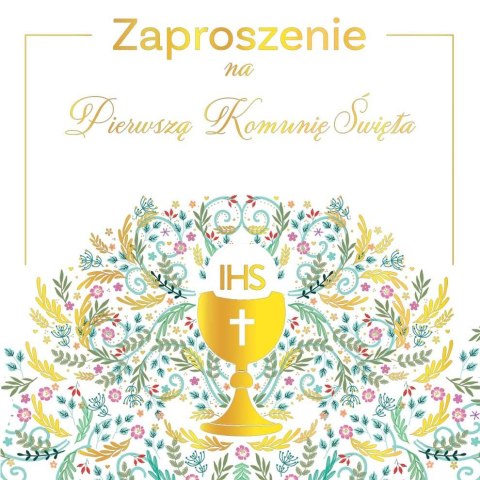 Zaproszenie Henry KW Komunia PATTERN (5905701485482)