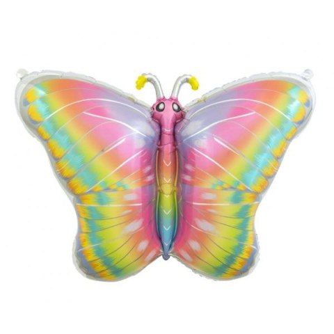 Balon foliowy Pastelowy Motyl, 64x53 cm Godan (FG-HPMO) Balon foliowy Pastelowy Motyl, 64x53 cm Godan (FG-HPMO)