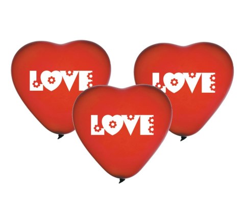 Balon gumowy Godan Love, serca / 5 szt czerwony 300mm 12cal 5 szt (CRS/P149) Balon gumowy Godan Love, serca / 5 szt czerwony 300mm 12cal 5 szt (CRS/P149)