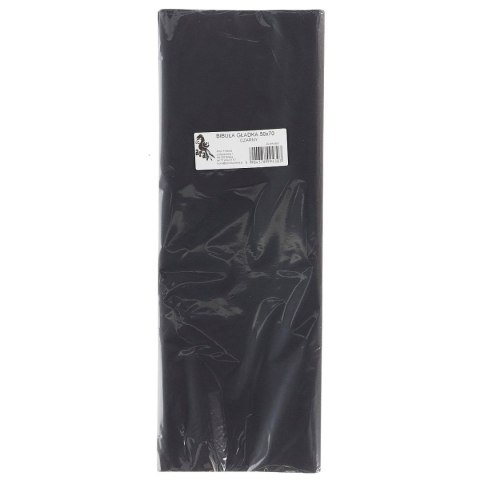 Bibuła gładka czarna gładka czarna 700mm x 500mm (30) Bibuła gładka czarna gładka czarna 700mm x 500mm (30)