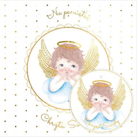 Kartka składana Karnet KW CHRZEST ANIOŁEK NA CHMURCE kw Henry (5907465665940) Kartka składana Karnet KW CHRZEST ANIOŁEK NA CHMURCE kw Henry (5907465665940)