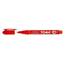 Marker olejowy Toma czerwony 1,5mm okrągła końcówka