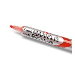 Marker suchościeralny Pentel czerwony 1,1-2,2mm okrągła końcówka