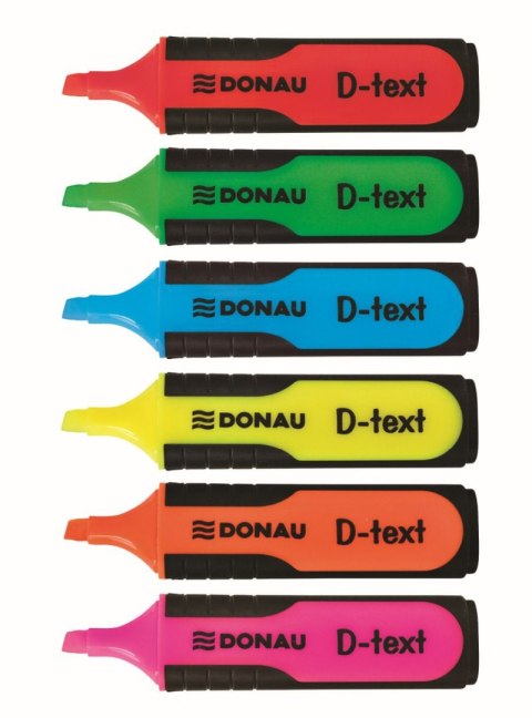 Zakreślacz Donau D-Text 6 kol. mix 1,0-5,0mm (7358906PL-99) Zakreślacz Donau D-Text 6 kol. mix 1,0-5,0mm (7358906PL-99)