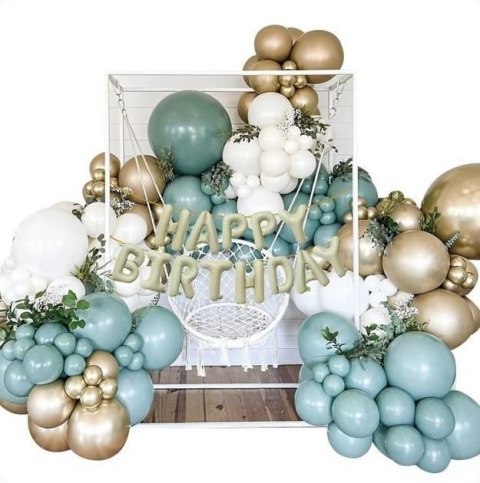 Balon gumowy Antella zestaw balonów 124 elementy Happy Birthday mix Balon gumowy Antella zestaw balonów 124 elementy Happy Birthday mix