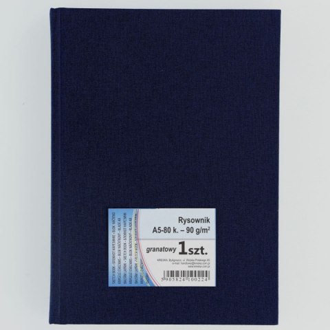 Blok artystyczny twarda oprawa A5 80g 80k Kreska