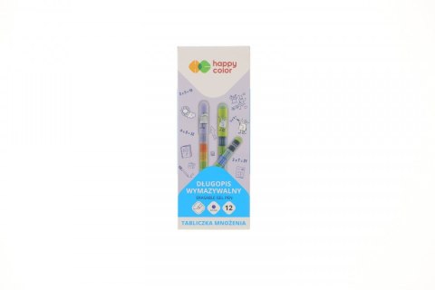 Długopis wymazywalny Happy Color Tabliczka mnożenia niebieski 0,5mm (HA 4120 01TM-3)