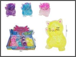 Gniotek Dinozaur brokatowy do ściskania 8cm 4-kolory Hipo (HPB04)