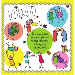 Kartka składana Henry Karnet kw dziękuje 2 kw (5907465660693)
