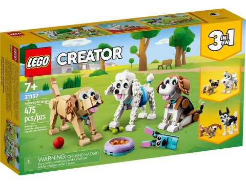 Klocki konstrukcyjne Lego Creator Urocze psiaki (31137) Klocki konstrukcyjne Lego Creator Urocze psiaki (31137)