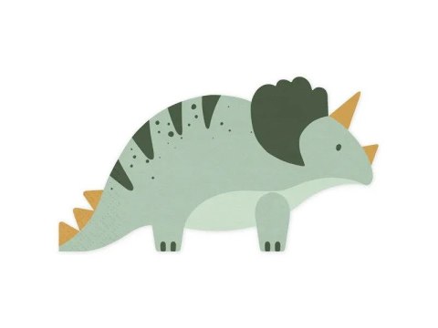 Serwetki Partydeco Triceratops, 18x10 cm, mix mix nadruk papier (SPK35) Serwetki Partydeco Triceratops, 18x10 cm, mix mix nadruk papier (SPK35)