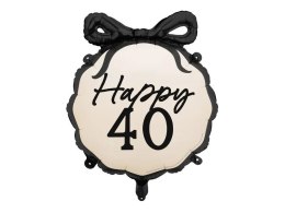Balon foliowy Partydeco pastylka Happy 40 18cal (FB266-40)
