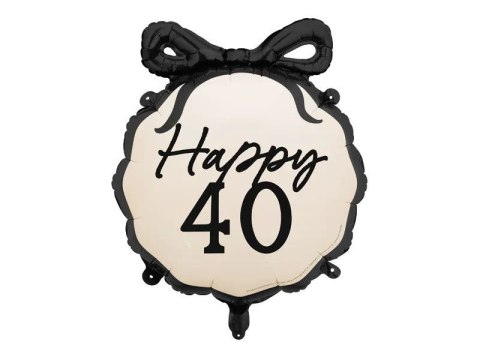 Balon foliowy Partydeco pastylka Happy 40 18cal (FB266-40) Balon foliowy Partydeco pastylka Happy 40 18cal (FB266-40)
