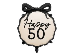 Balon foliowy Partydeco pastylka Happy 50 18cal (FB266-50)