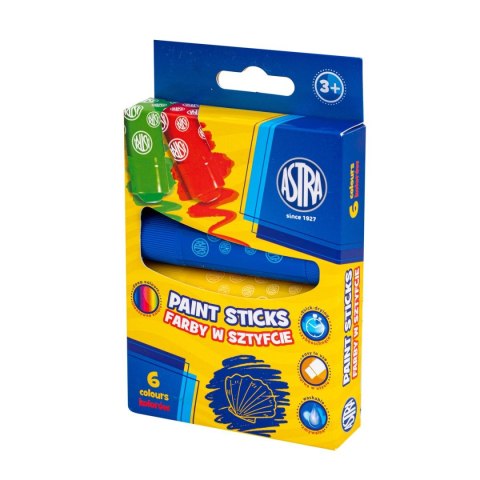 Farby plakatowe Astra Baby Jumbo kolor: mix 6 kolor. (320024001) Farby plakatowe Astra Baby Jumbo kolor: mix 6 kolor. (320024001)