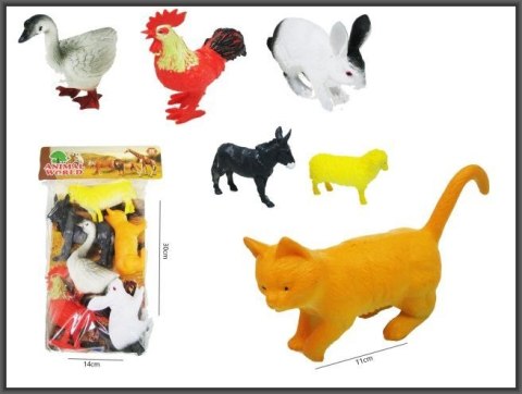 Figurka Hipo Zwierzęta domowe 6 szt 9-12 cm (H13807) Figurka Hipo Zwierzęta domowe 6 szt 9-12 cm (H13807)