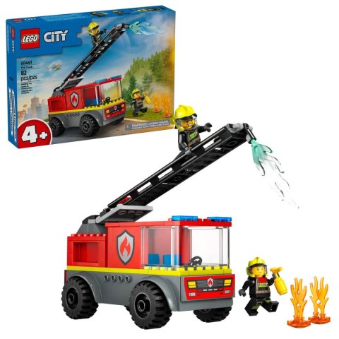 Klocki konstrukcyjne Lego City Wóz strażacki z drabiną (60463) Klocki konstrukcyjne Lego City Wóz strażacki z drabiną (60463)