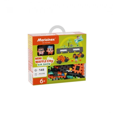 Klocki konstrukcyjne Marioinex Mini Waffle City 148 elementów Pokaz lotniczy Klocki konstrukcyjne Marioinex Mini Waffle City 148 elementów Pokaz lotniczy