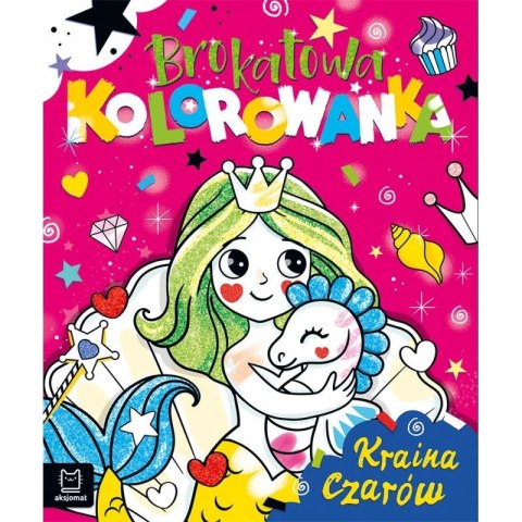 Książka dla dzieci Kraina czarów. Brokatowa. Książka dla dzieci Kraina czarów. Brokatowa.
