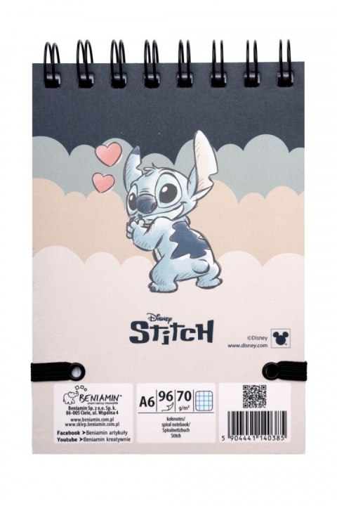 Notes Beniamin Stitch A6 96k. krata Notes Beniamin Stitch A6 96k. krata