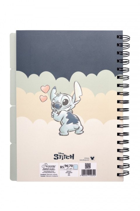 Notes Beniamin Stitch B5 96k. krata Notes Beniamin Stitch B5 96k. krata