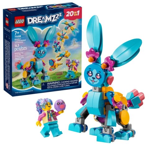 Klocki konstrukcyjne DREAMZzz Kreatywne zwierzęce przygody Bunchu Lego (71488)