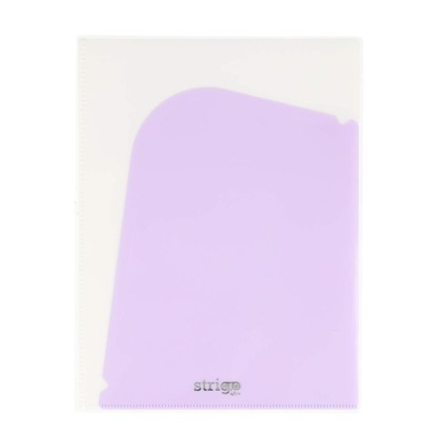 Koszulki na dokumenty SMART liliowy A4 kolor: liliowa typu U Strigo (SF074)