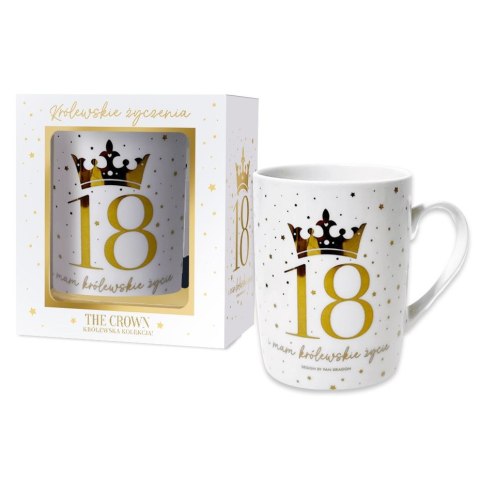 Kubek wielokrotnego użytku Pan Dragon Kubek The Crown 330ml (18K) Kubek wielokrotnego użytku Pan Dragon Kubek The Crown 330ml (18K)