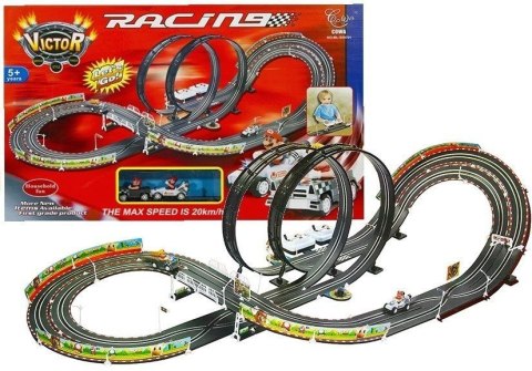 Tor wyścigowy Lean + 2 Auta Mario RC 452cm 20km/h (1588) Tor wyścigowy Lean + 2 Auta Mario RC 452cm 20km/h (1588)
