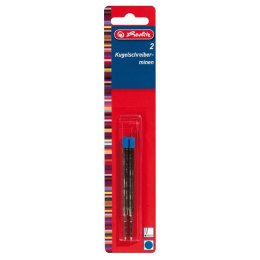 Wkład do długopisu Herlitz 2 szt 8608804 niebieski (300010364)