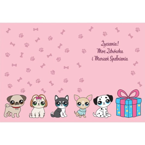 Kartka składana B6 pieski B6 Henry (5905701484195)