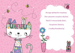 Kartka składana Henry KOT-WIOSNA A5 (5907465663052)